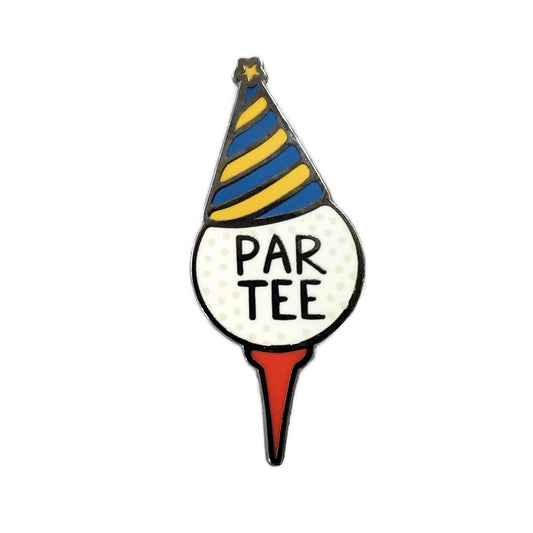 Mini Par Tee Golf Ball Marker - Kolorspun Enamel Pins