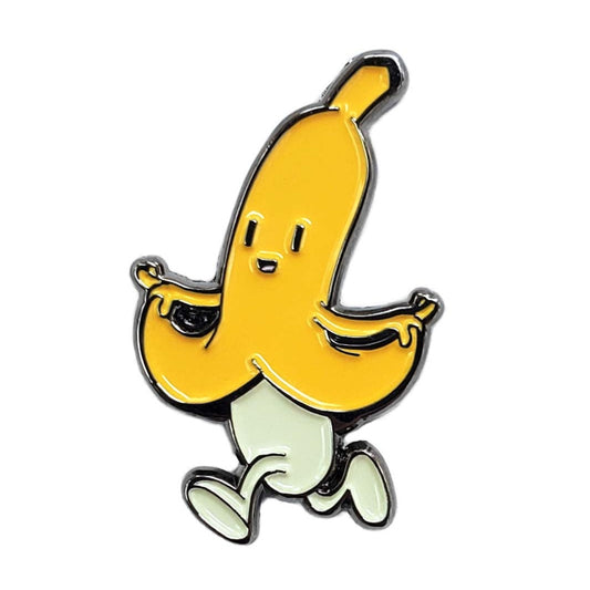 Running Banana Pin - Kolorspun Enamel Pins