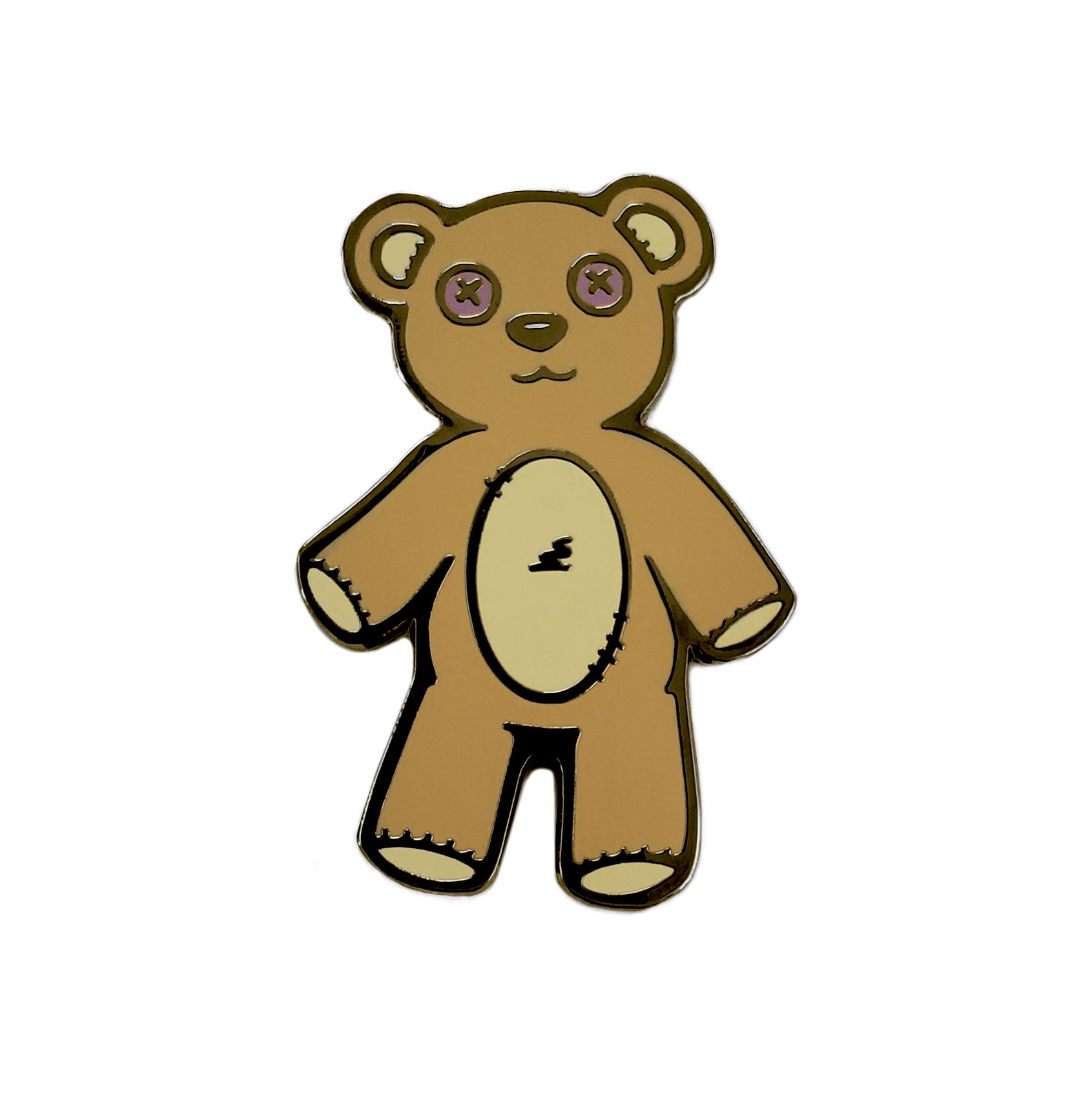 Teddy Bear Pin - Kolorspun Enamel Pins