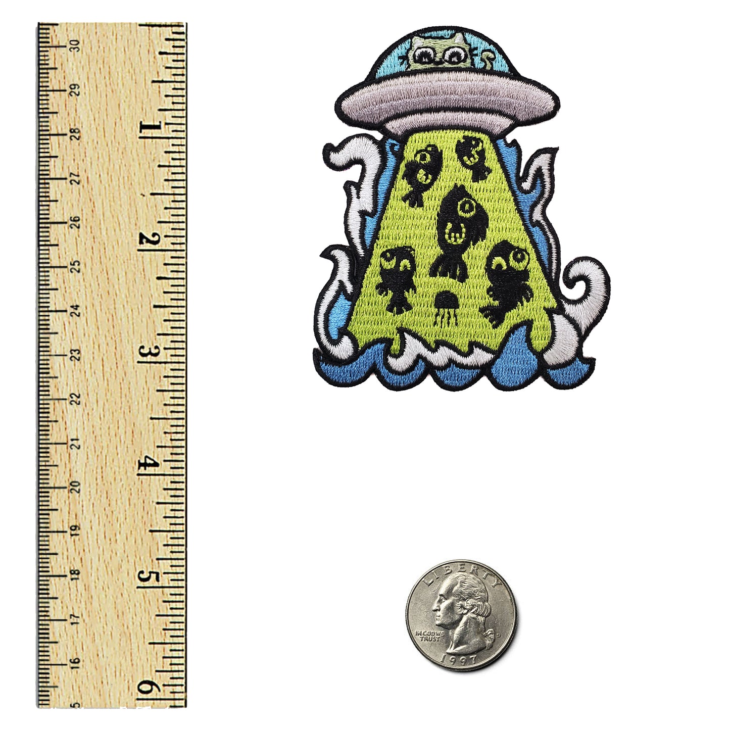 UFO Cat Patch - Kolorspun Enamel Pins