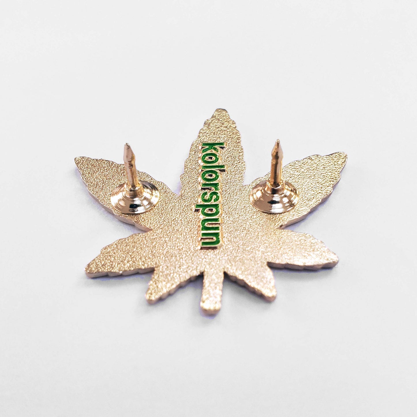 Weed Leaf Pins - Kolorspun Enamel Pins