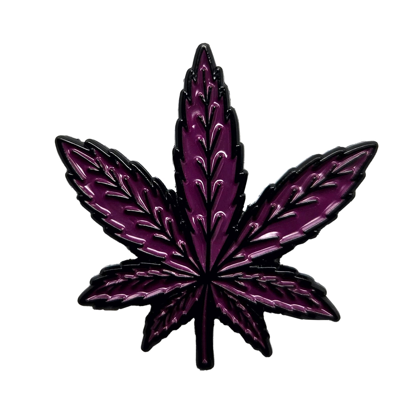 Weed Leaf Pins - Kolorspun Enamel Pins