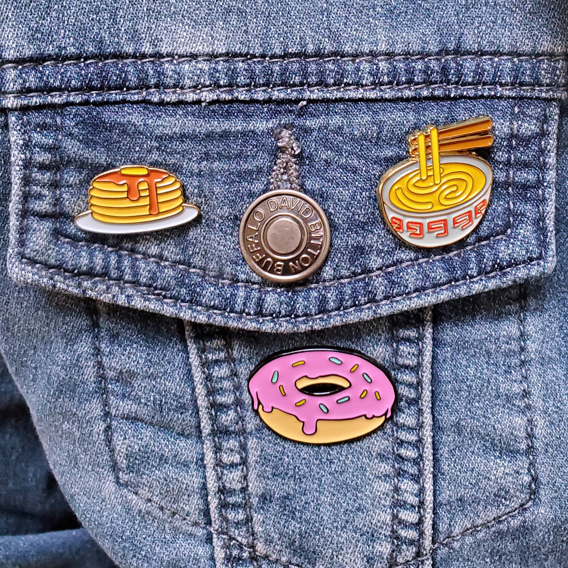 Pancakes Pin - Kolorspun Enamel Pins