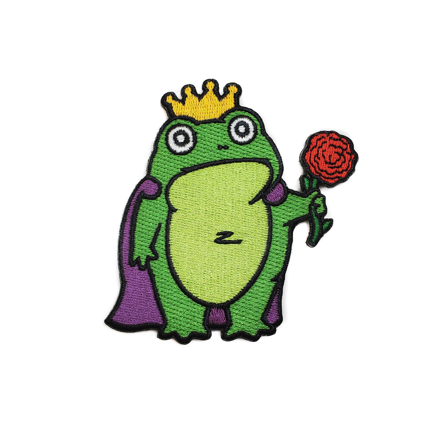 Frog Prince Patch - Kolorspun Enamel Pins