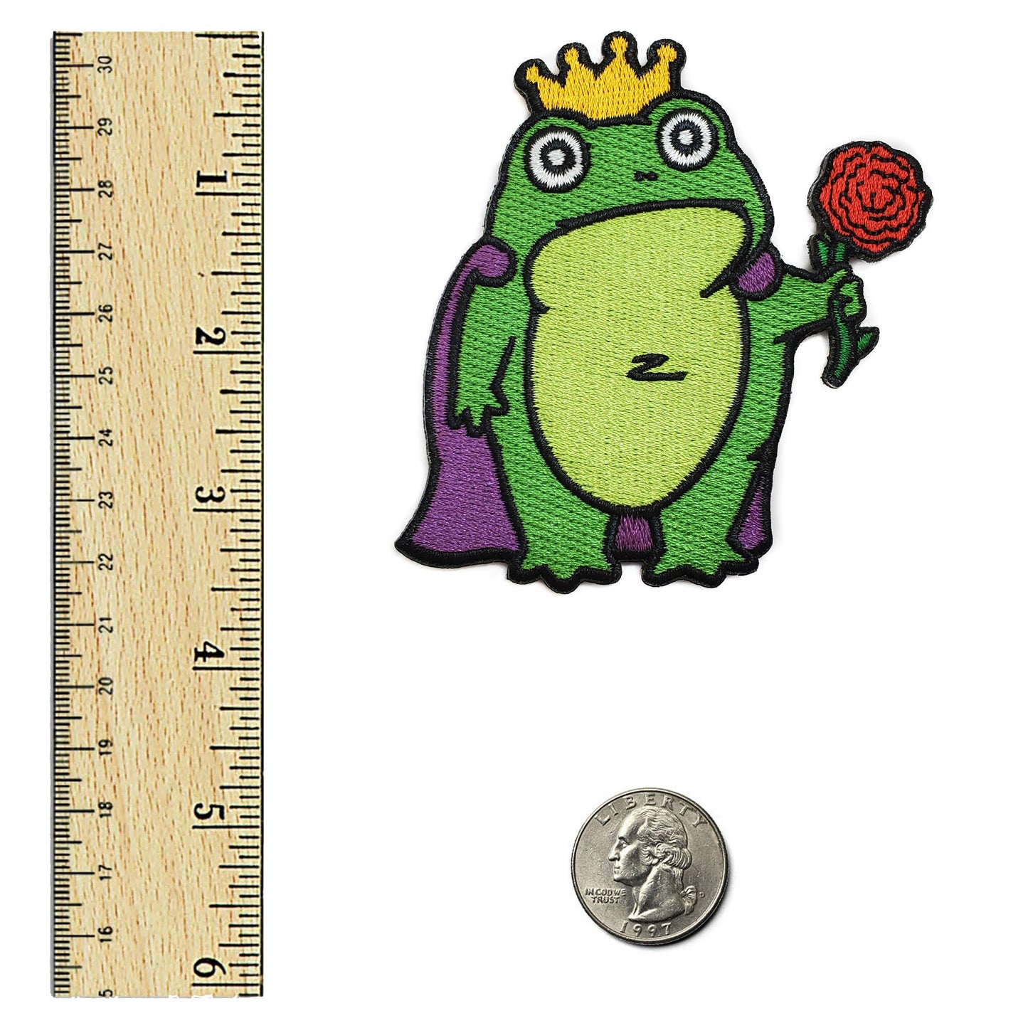 Frog Prince Patch - Kolorspun Enamel Pins