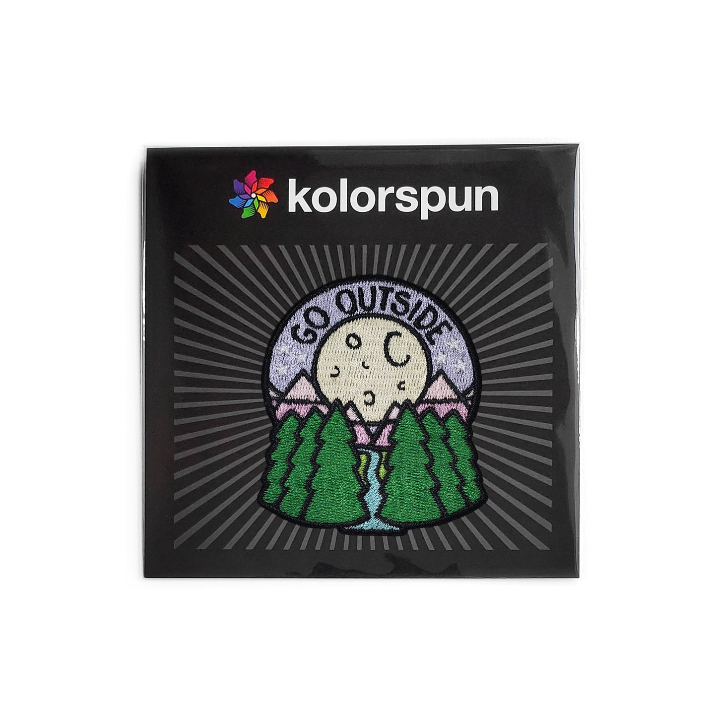 Go Outside Patch - Kolorspun Enamel Pins