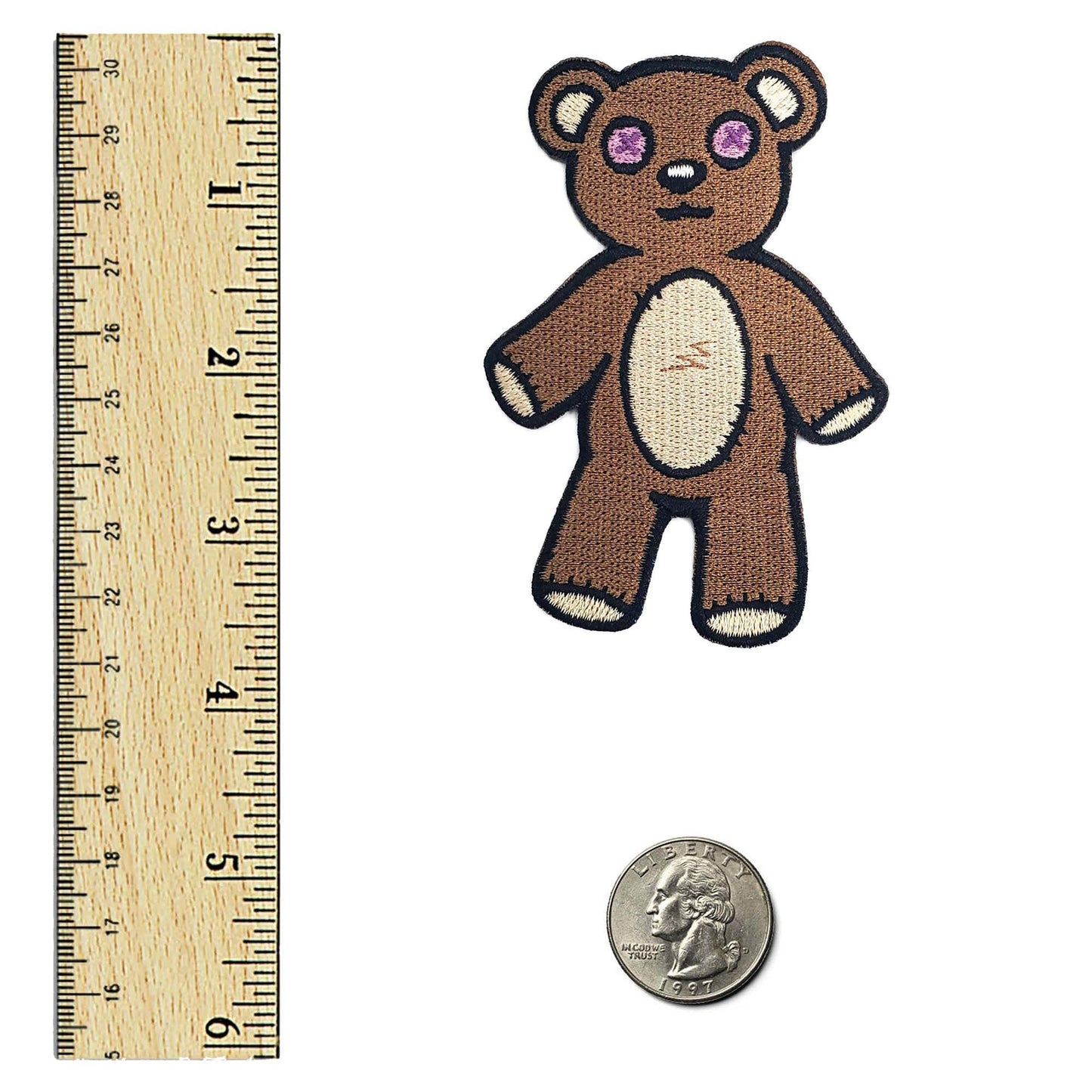 Teddy Bear Patch - Kolorspun Enamel Pins