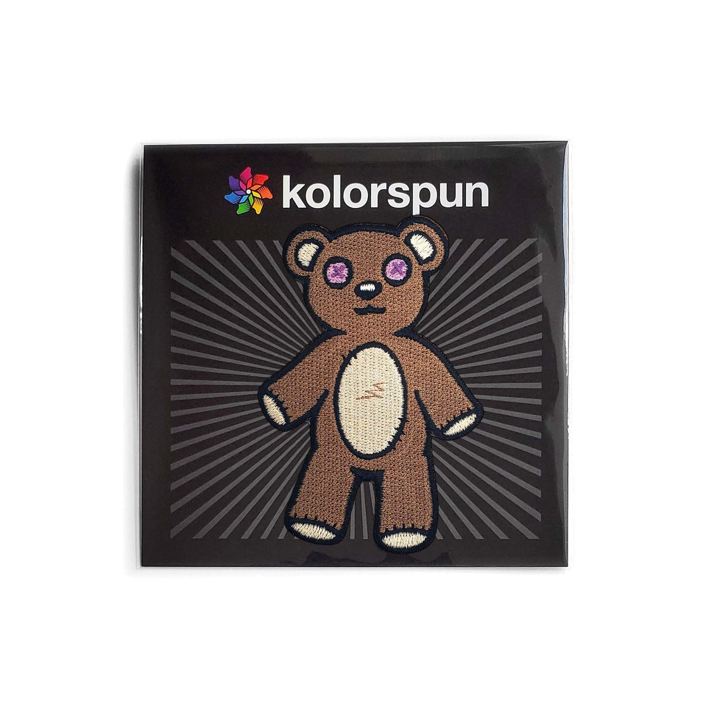 Teddy Bear Patch - Kolorspun Enamel Pins