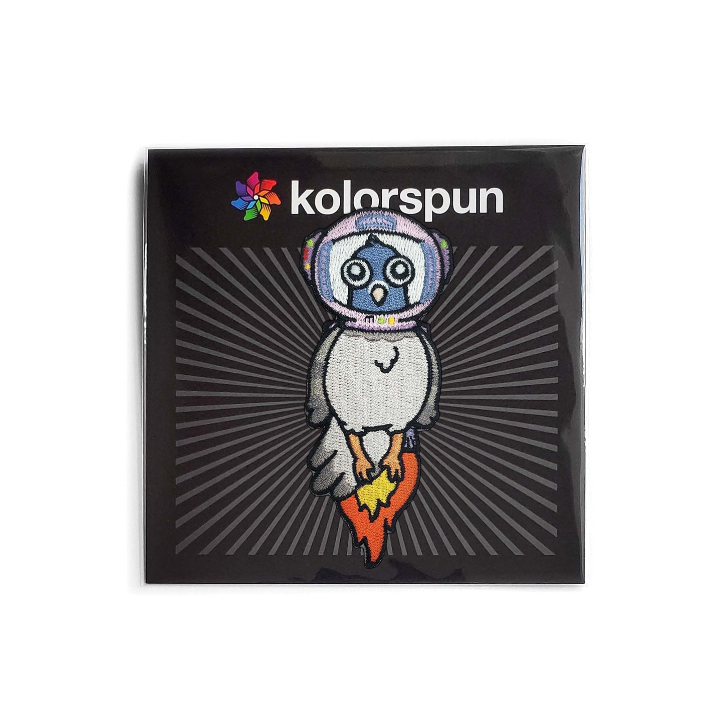 Astronaut Pigeon Patch - Kolorspun Enamel Pins