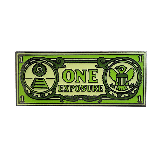 One Exposure Golf Ball Marker - Kolorspun Enamel Pins