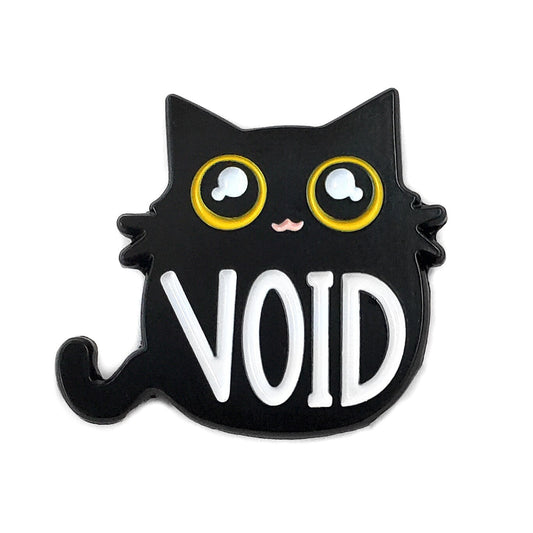 Void Cat Enamel Pin - Kolorspun Enamel Pins