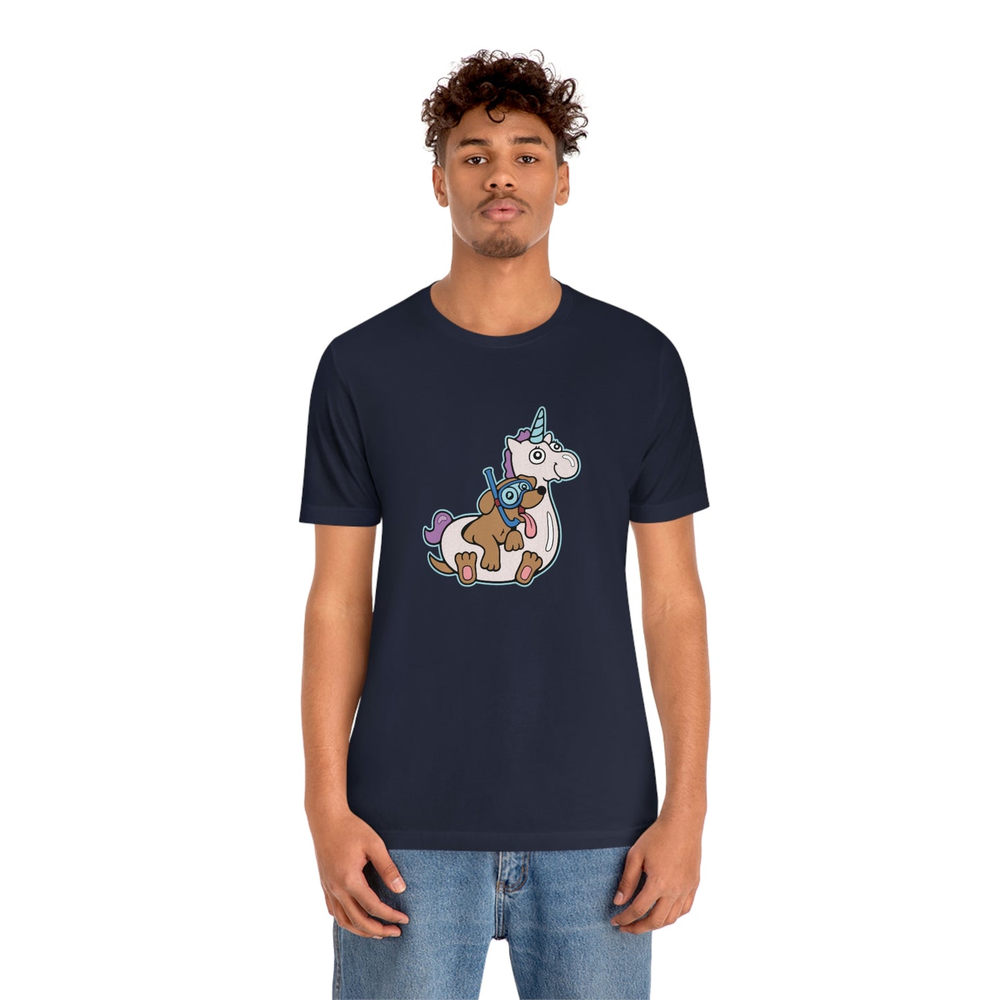 Floatie Dog Shirt - Kolorspun Enamel Pins