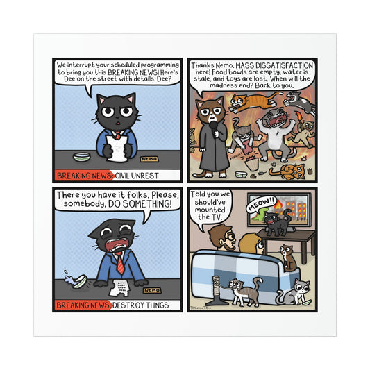 Breaking News Print - Kolorspun Enamel Pins