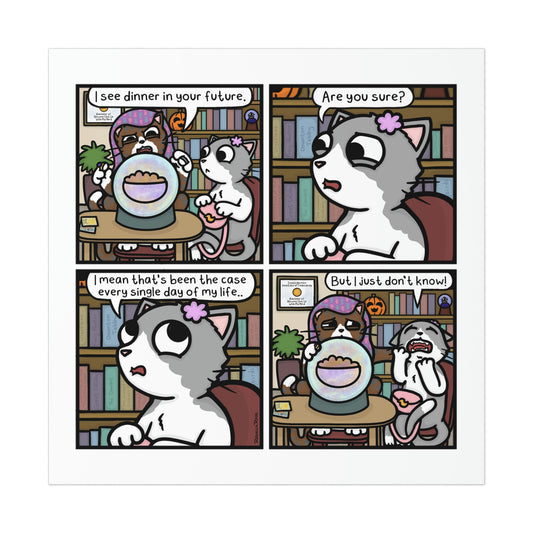 The Pawphecy Print - Kolorspun Enamel Pins