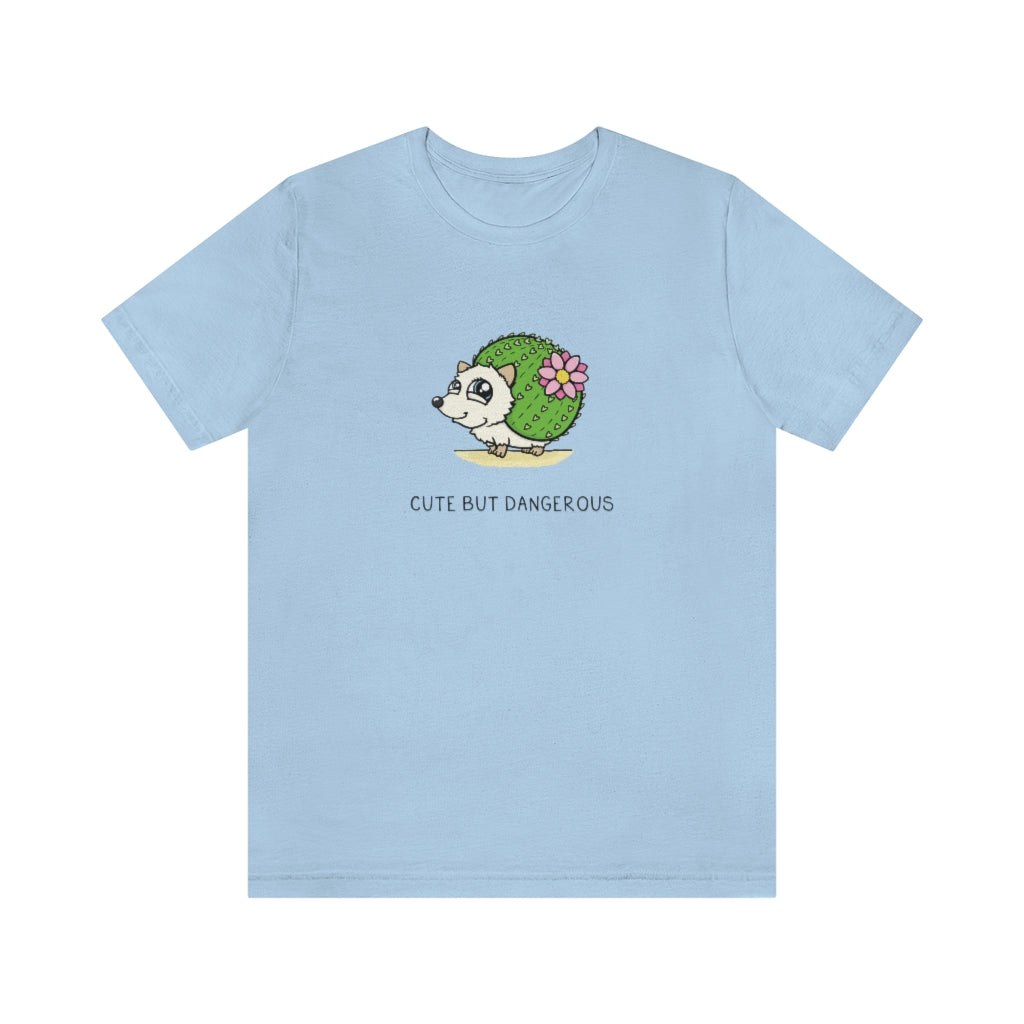 Cactus Hedgehog Shirt - Kolorspun Enamel Pins