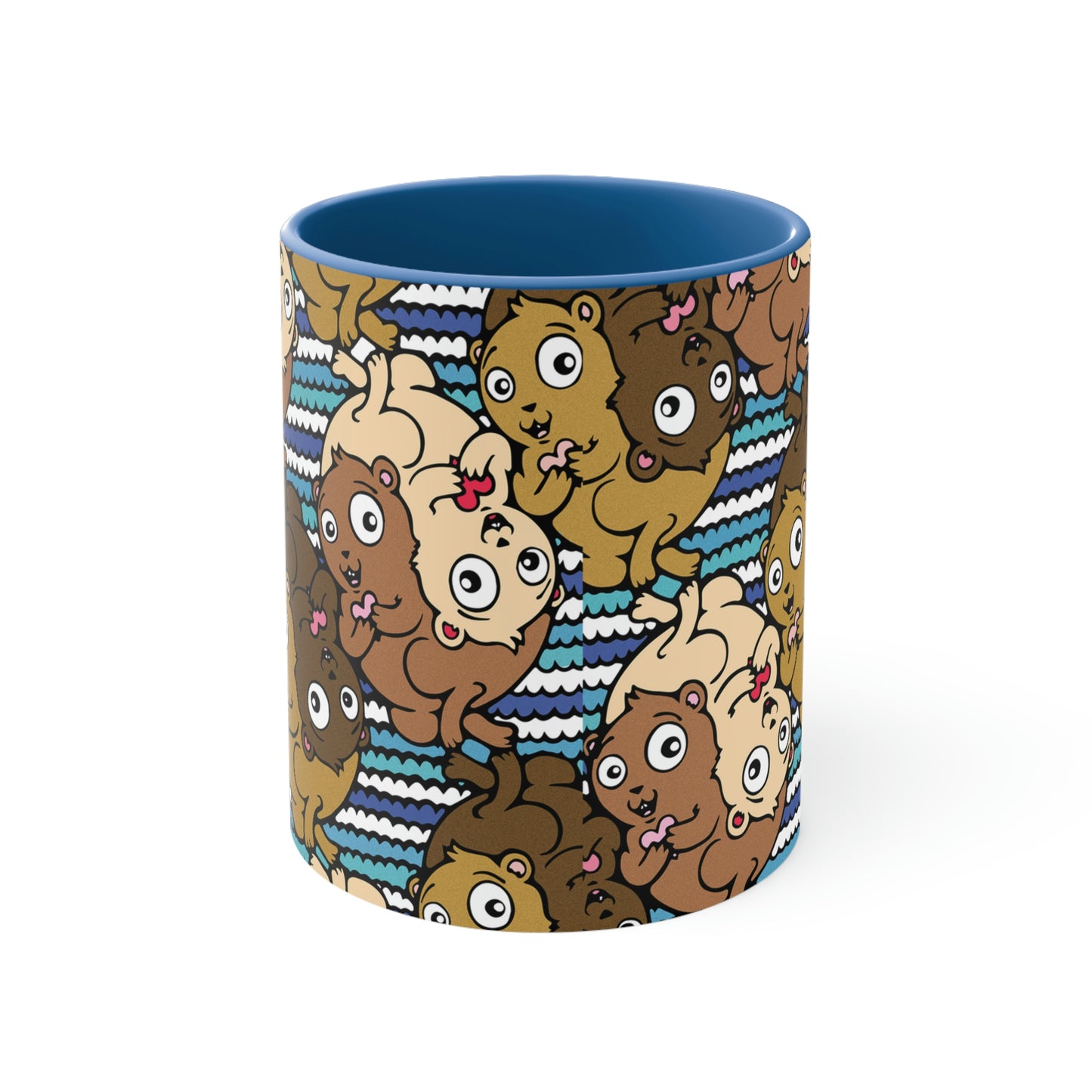 Significant Otters Tessellation Mug - Kolorspun Enamel Pins