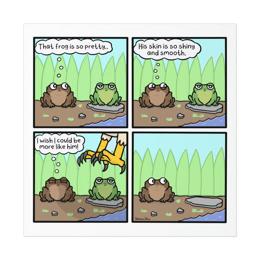 Croaked Print - Kolorspun Enamel Pins