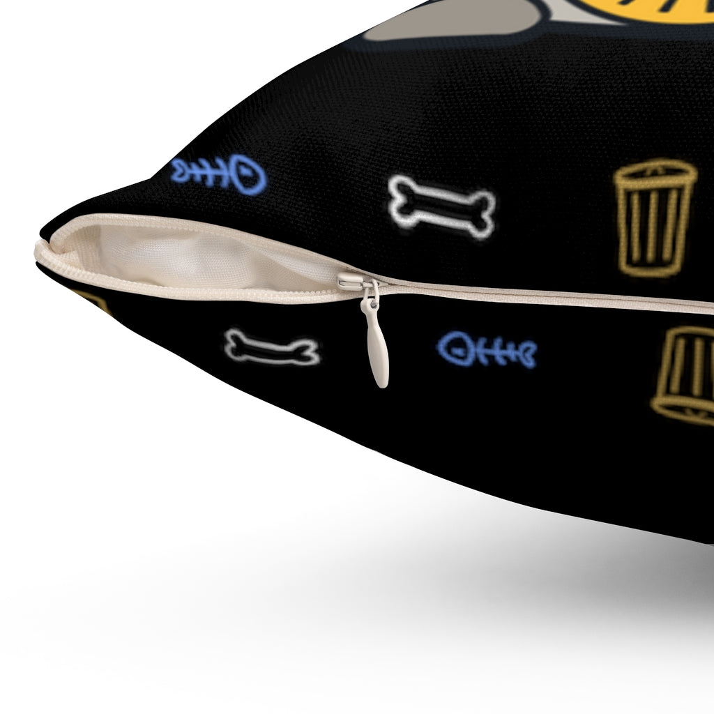 Lucky Raccoon Pillow Case - Kolorspun Enamel Pins