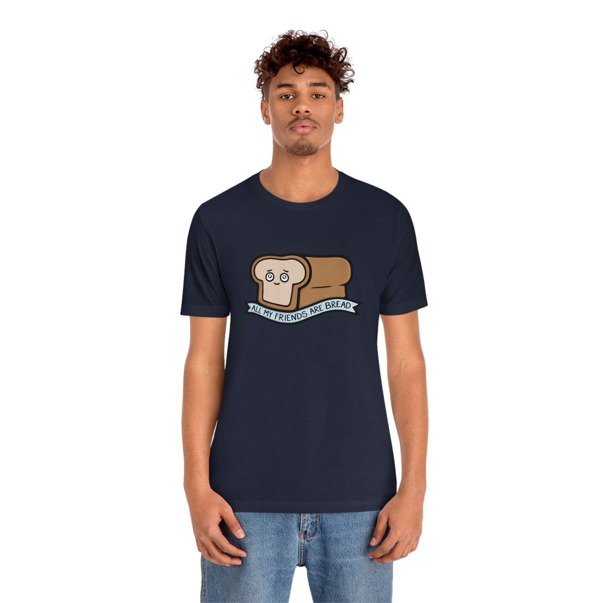All My Friends Are Bread Shirt - Kolorspun Enamel Pins