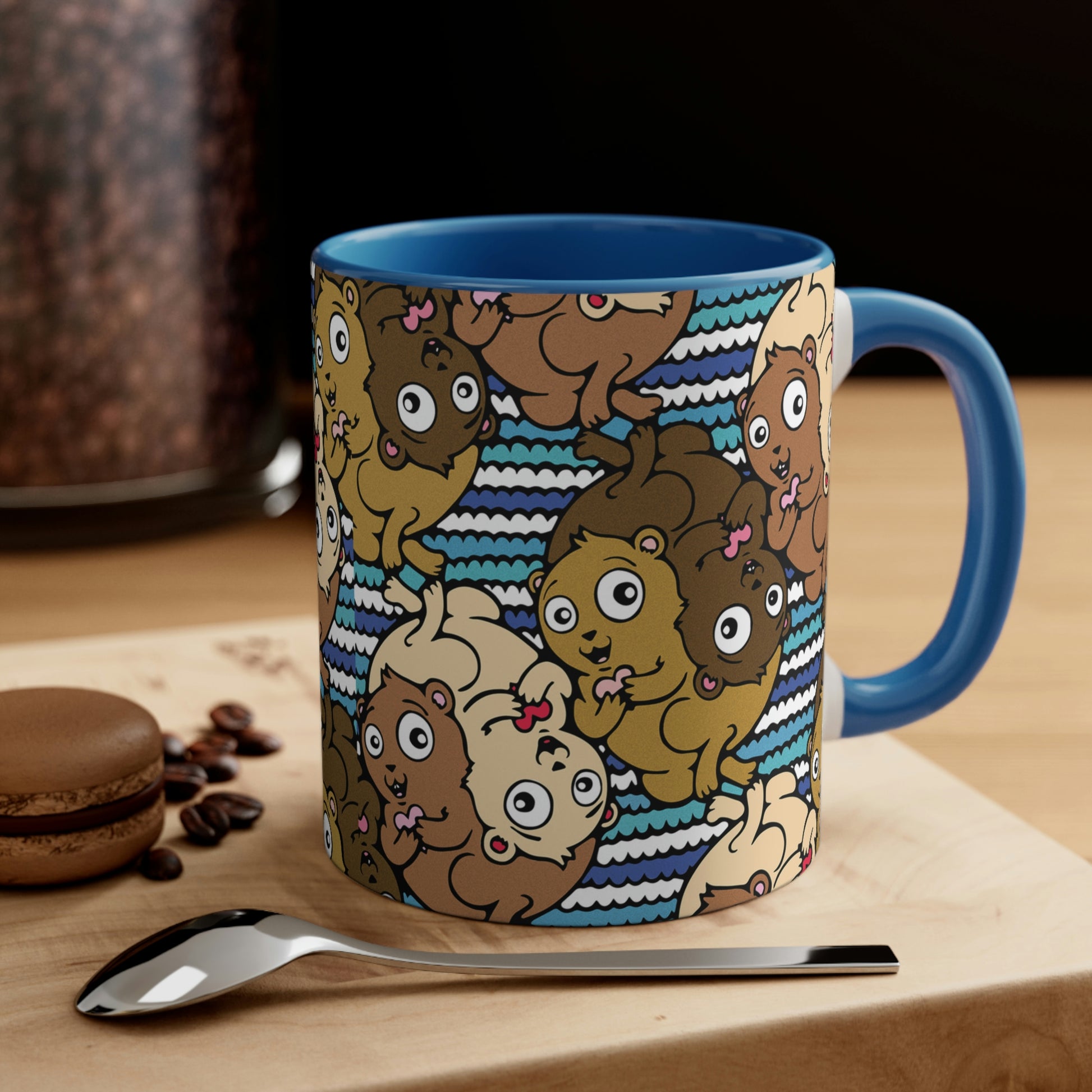 Significant Otters Tessellation Mug - Kolorspun Enamel Pins