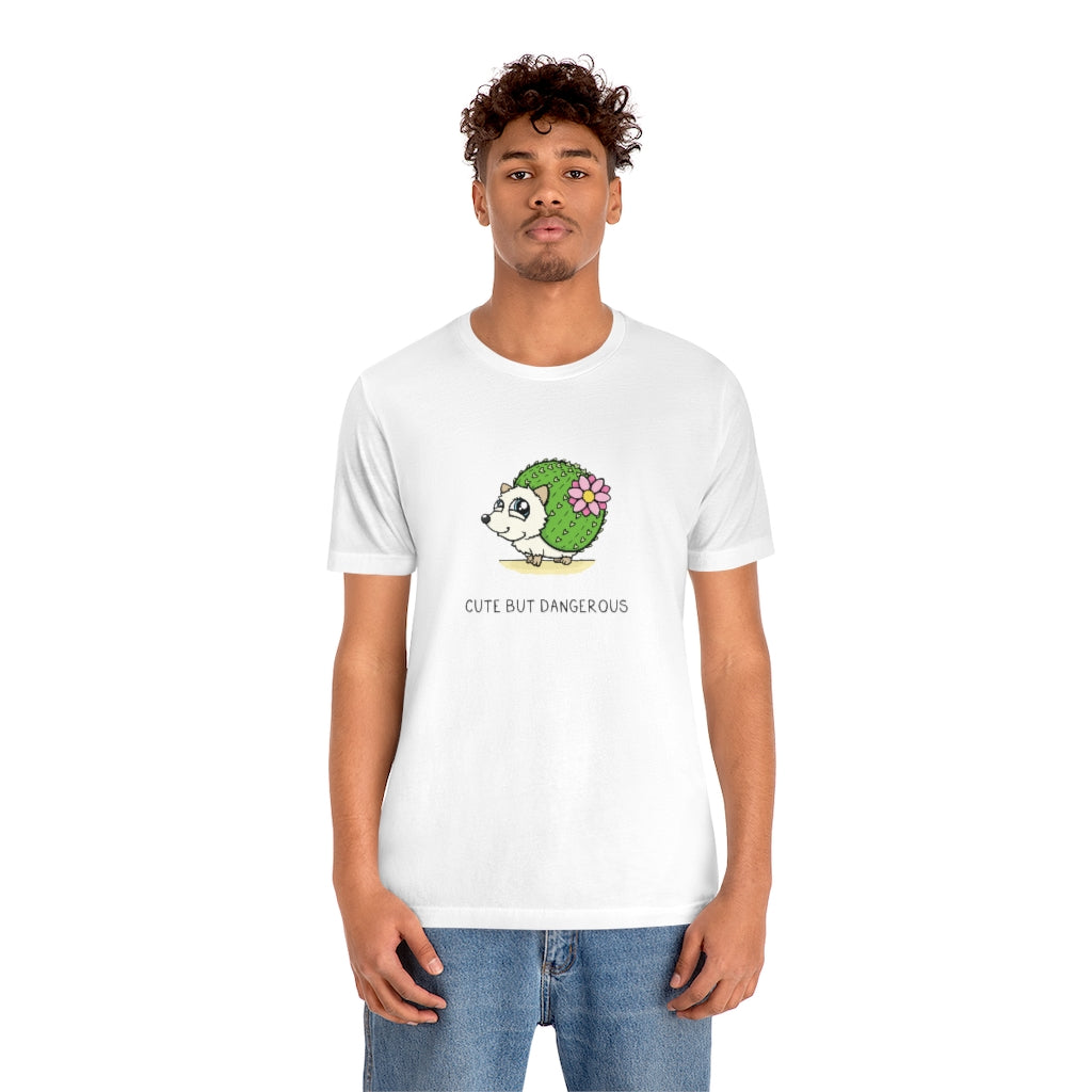Cactus Hedgehog Shirt - Kolorspun Enamel Pins