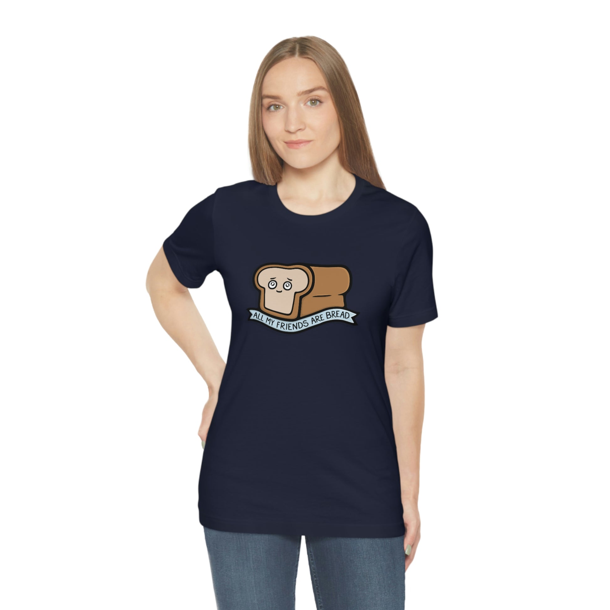 All My Friends Are Bread Shirt - Kolorspun Enamel Pins