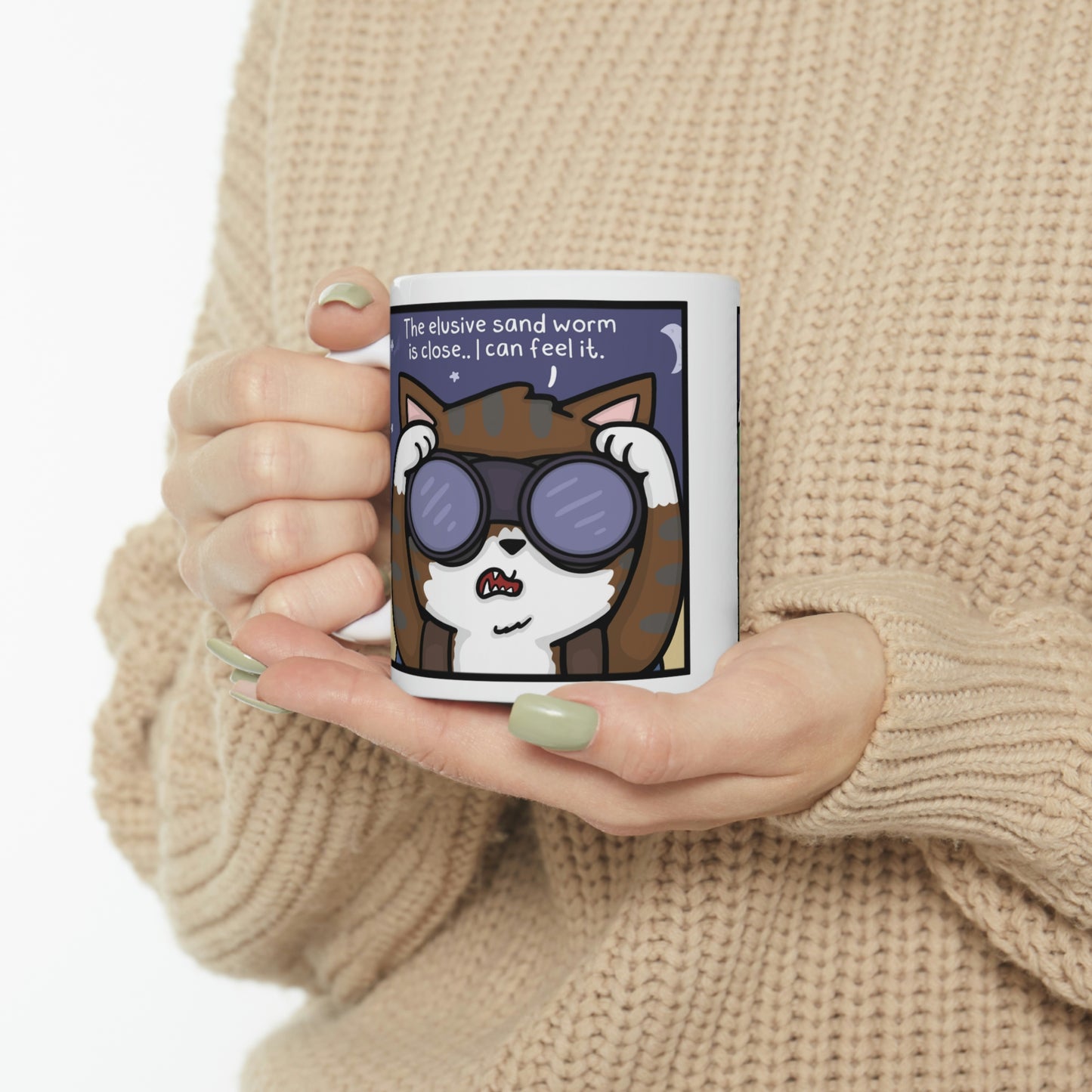 Sand Worm Mug - Kolorspun Enamel Pins