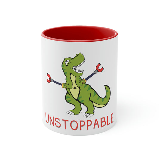 Unstoppable T-Rex Mug - Kolorspun Enamel Pins