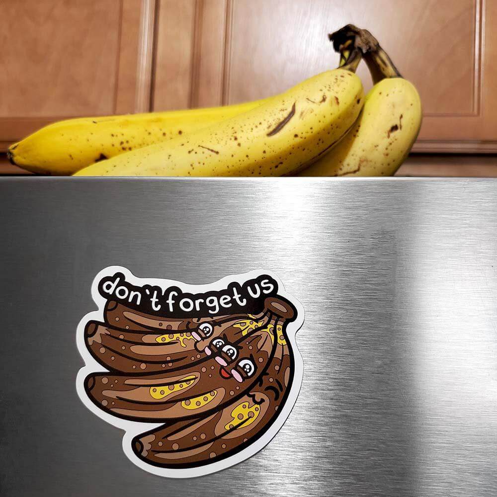 Bananas Magnet - Kolorspun Enamel Pins