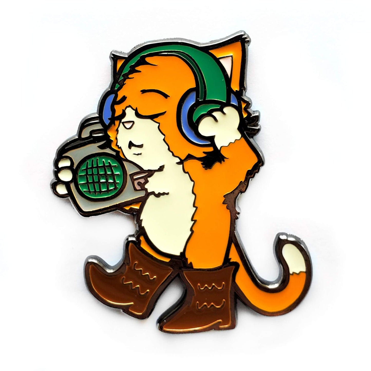 Boots and Cats Pin - Kolorspun Enamel Pins