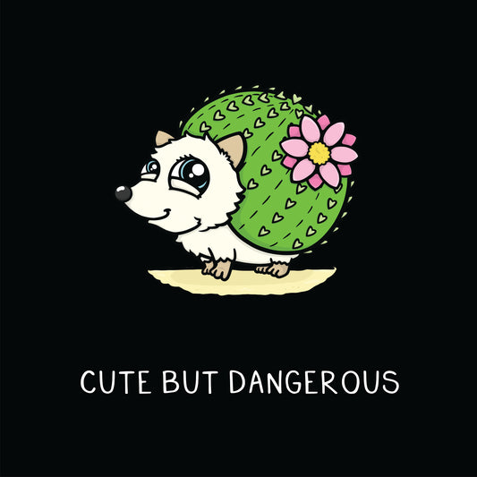 Cactus Hedgehog Shirt - Kolorspun Enamel Pins