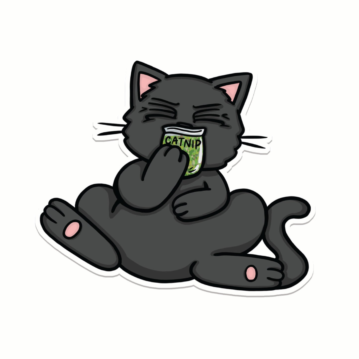 Catnip Sticker - Kolorspun Enamel Pins