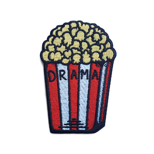 Drama Popcorn Patch - Kolorspun Enamel Pins