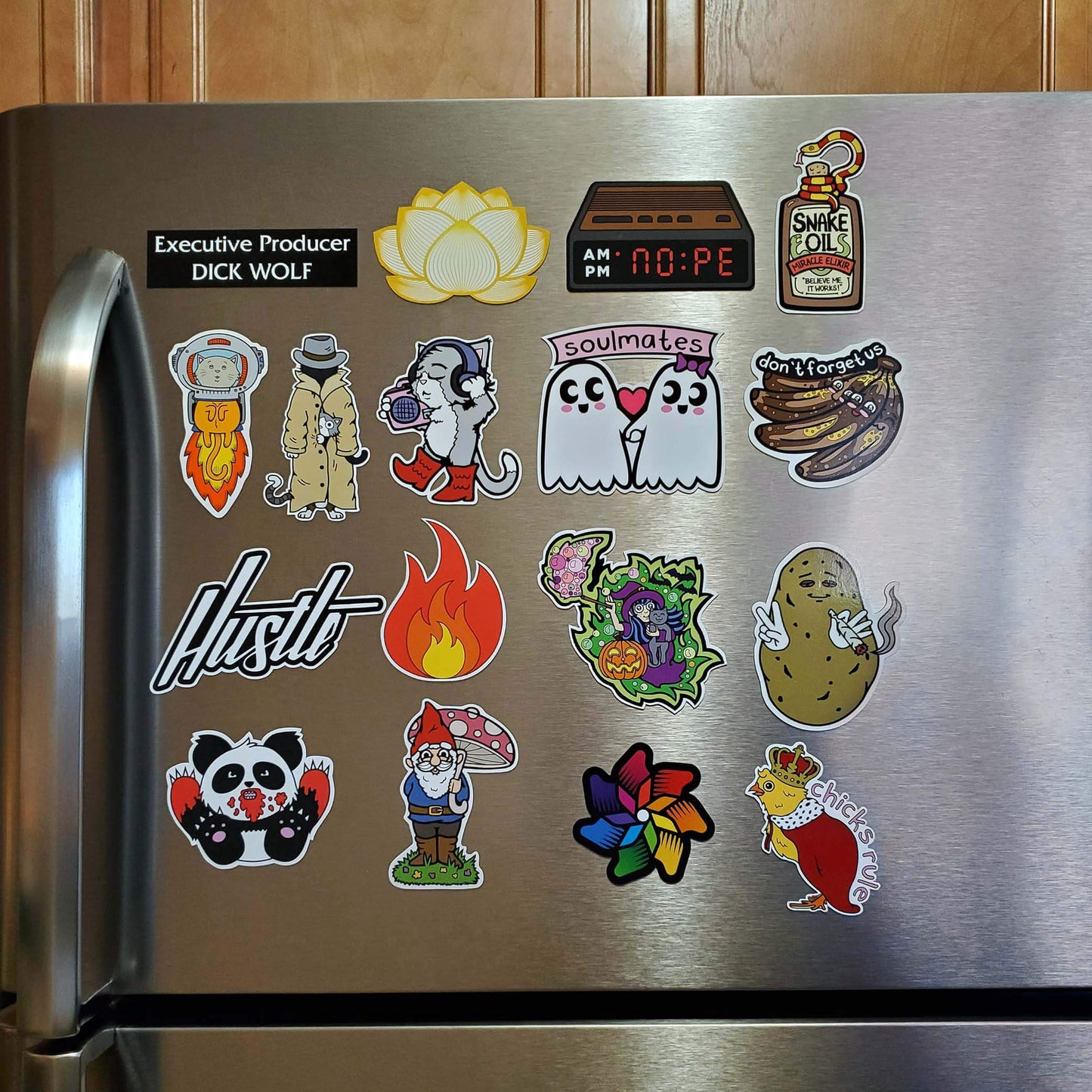 Pandamonium Magnet - Kolorspun Enamel Pins