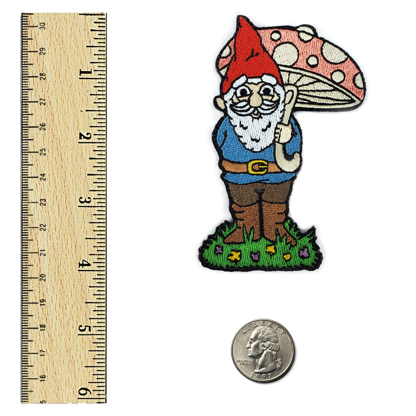Garden Gnome Patch - Kolorspun Enamel Pins