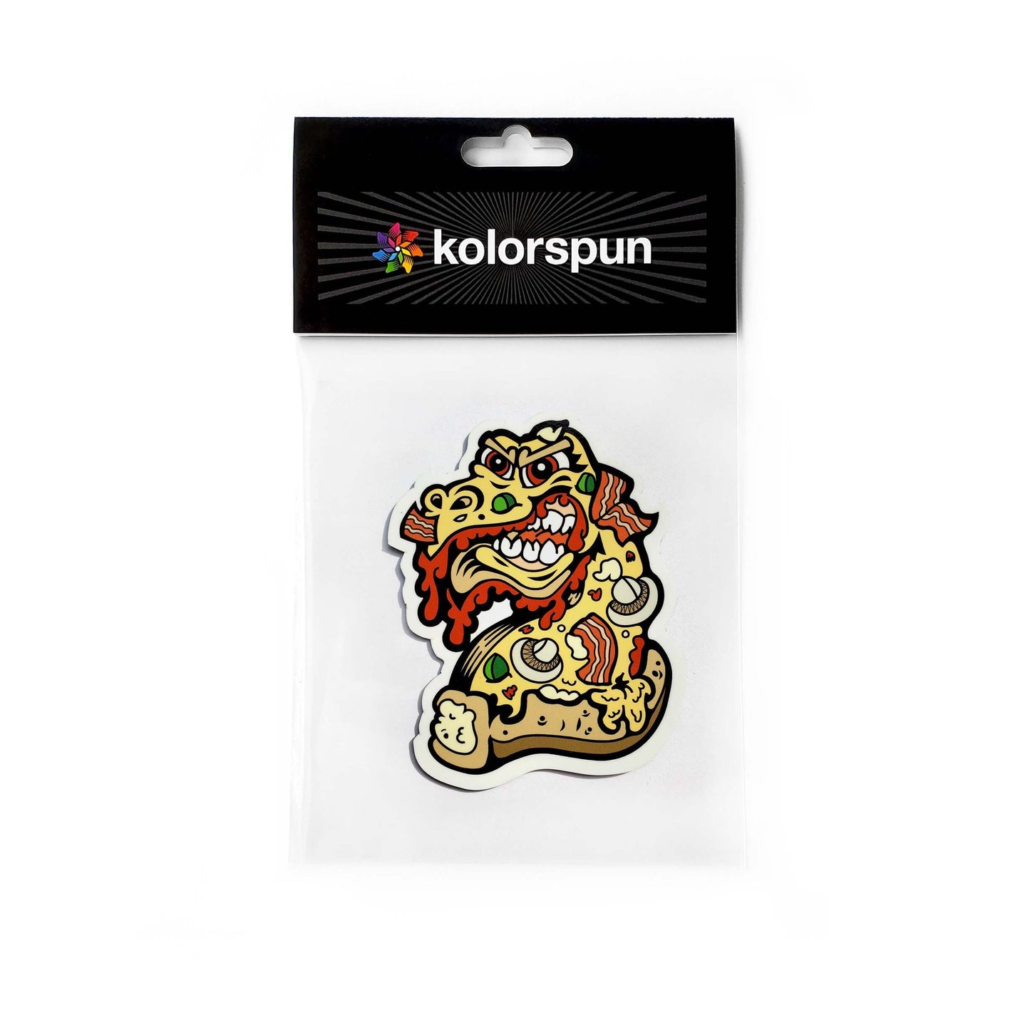 Pizzamonster Magnet - Kolorspun Enamel Pins