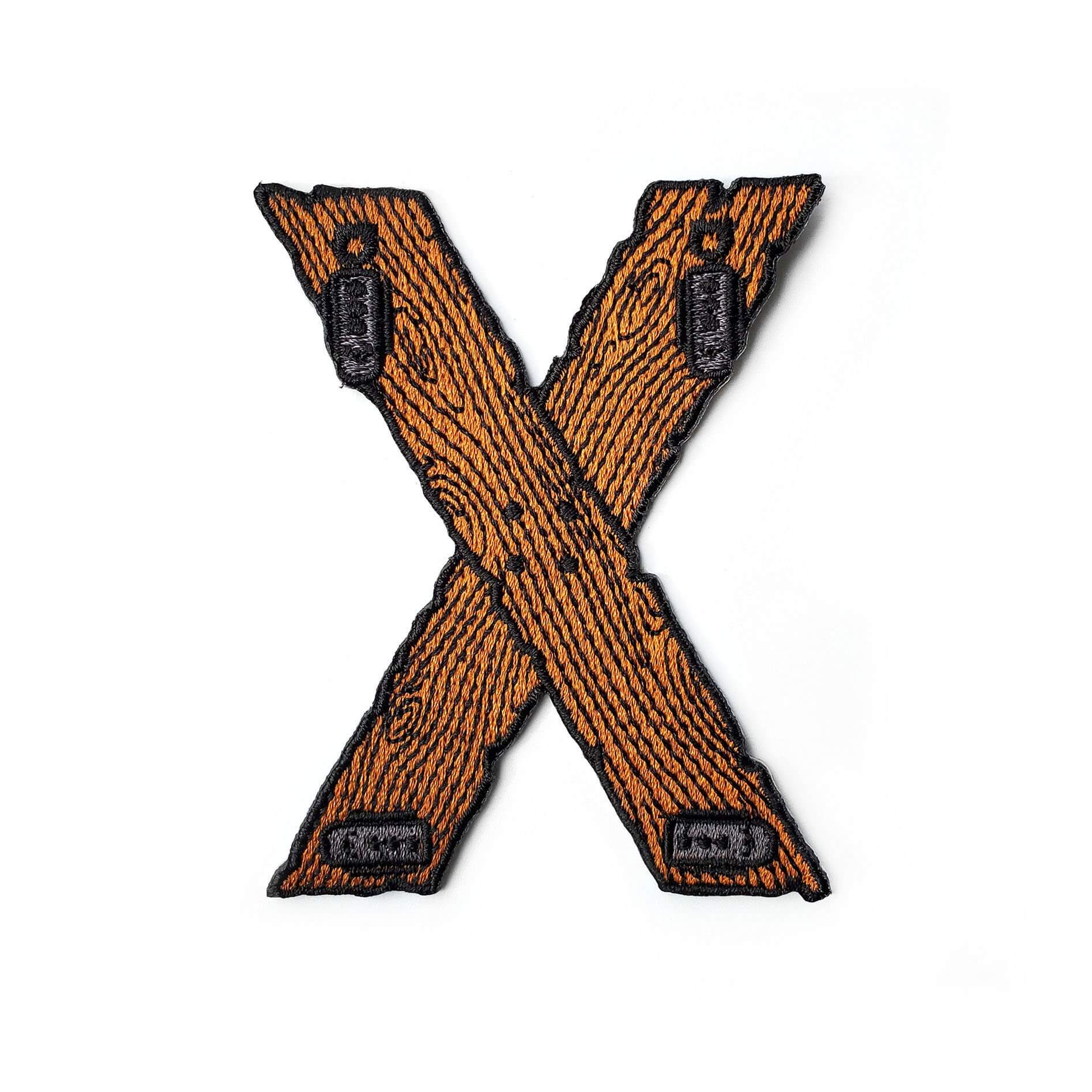Saint Andrew's Cross Patch - Iron-On or Hook & Loop