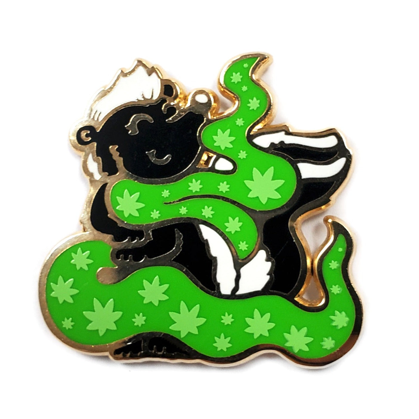 Skunk Pin - Kolorspun Enamel Pins