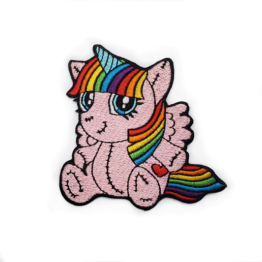 Plush Unicorn Patch - Kolorspun Enamel Pins