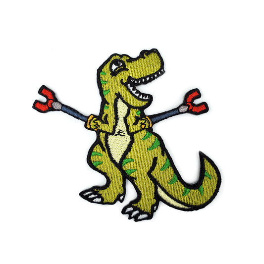 Unstoppable T-Rex Patch - Kolorspun Enamel Pins