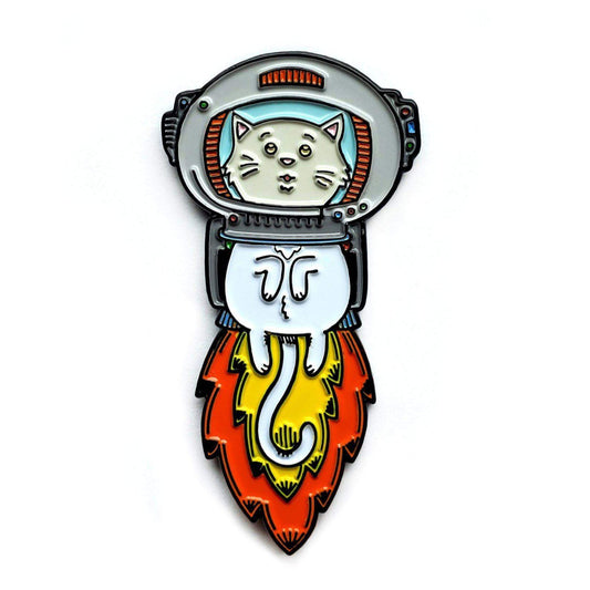 Astronaut Cat Pin - Kolorspun Enamel Pins