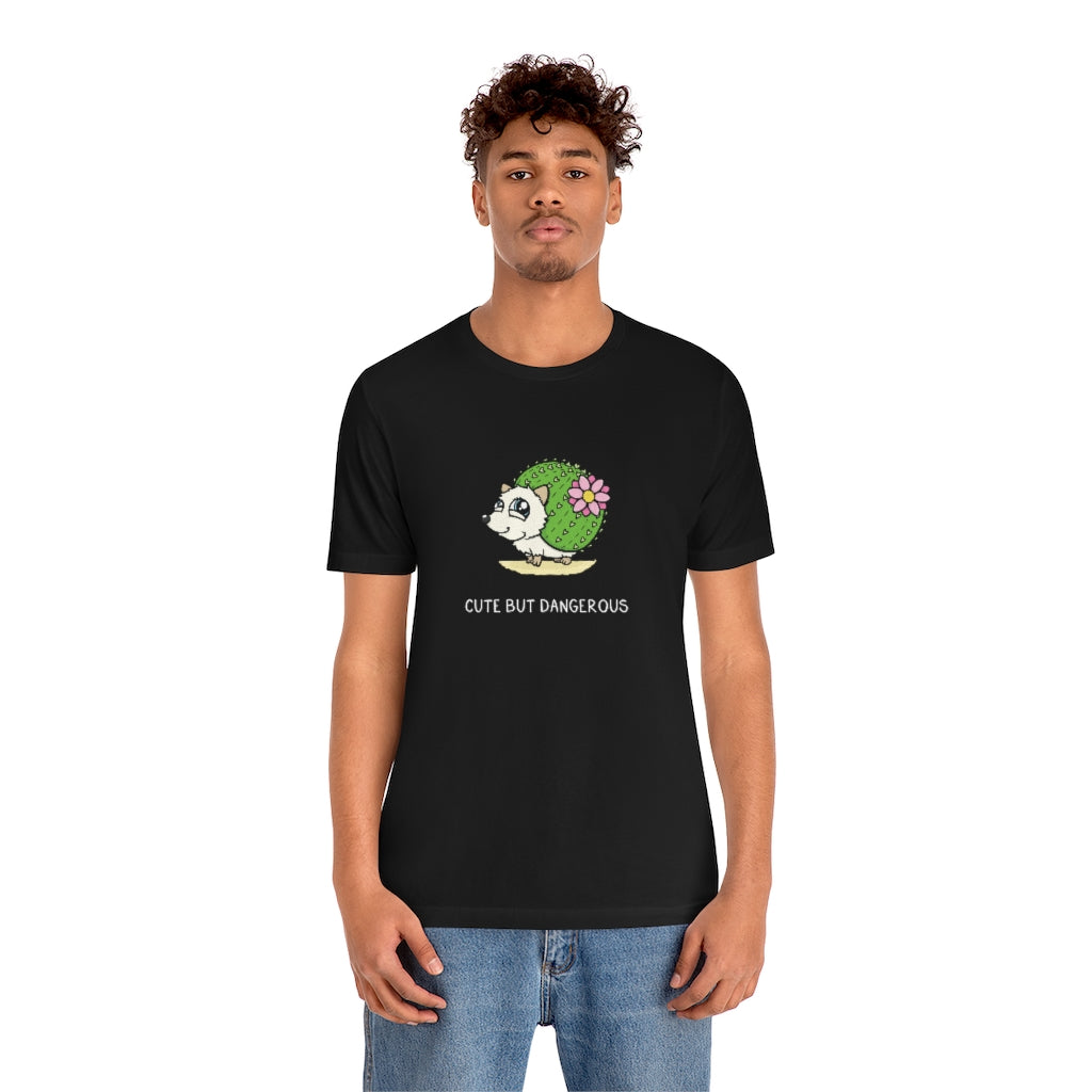 Cactus Hedgehog Shirt - Kolorspun Enamel Pins