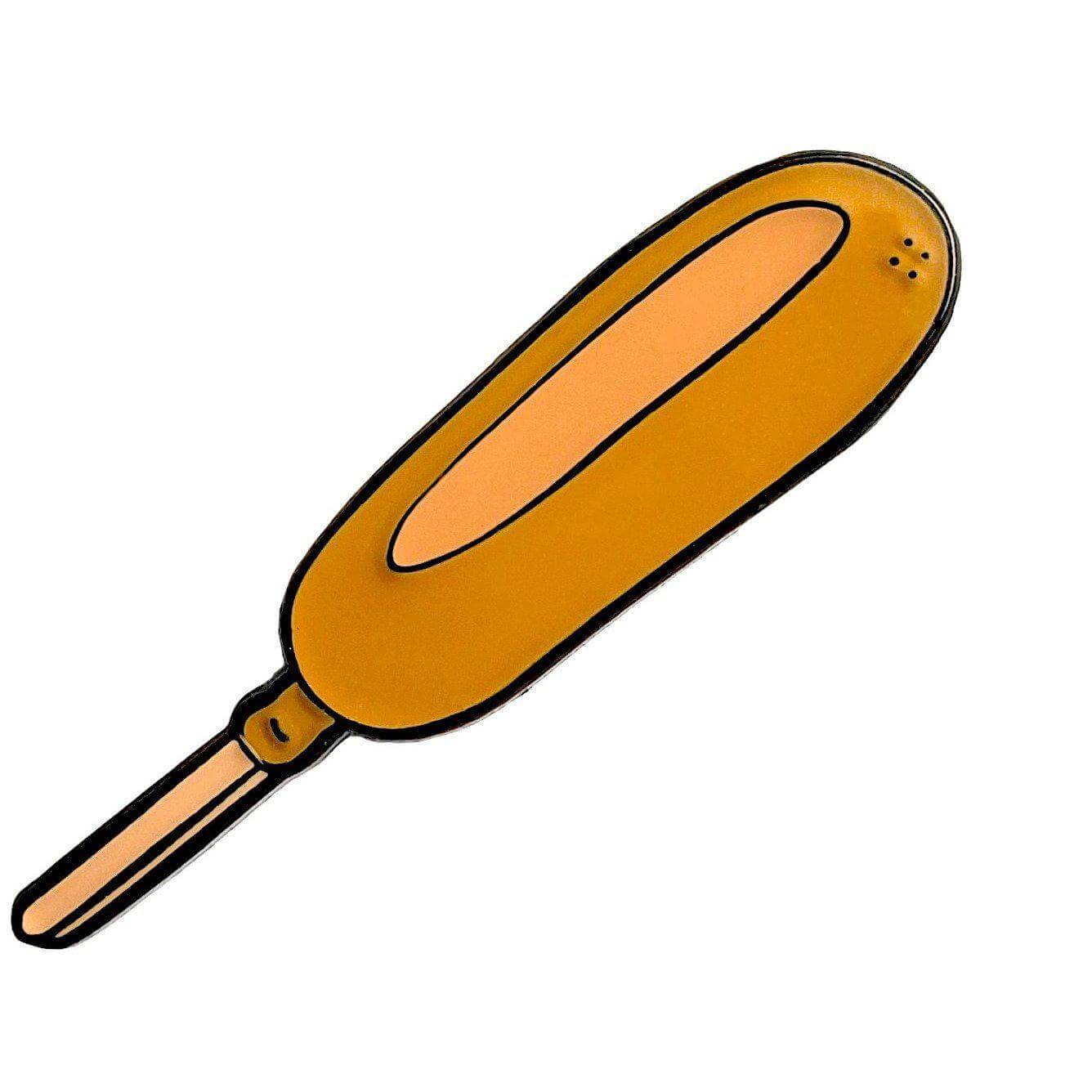 Corn Dog Pin - Kolorspun Enamel Pins