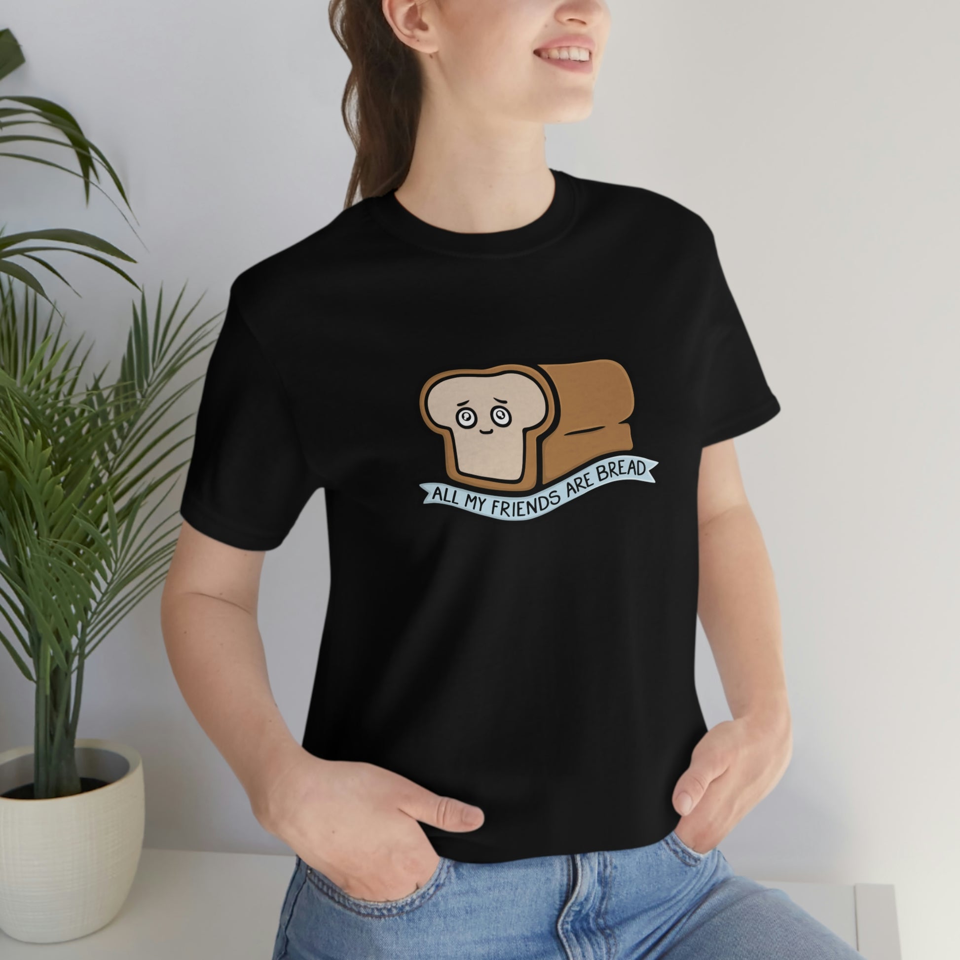 All My Friends Are Bread Shirt - Kolorspun Enamel Pins
