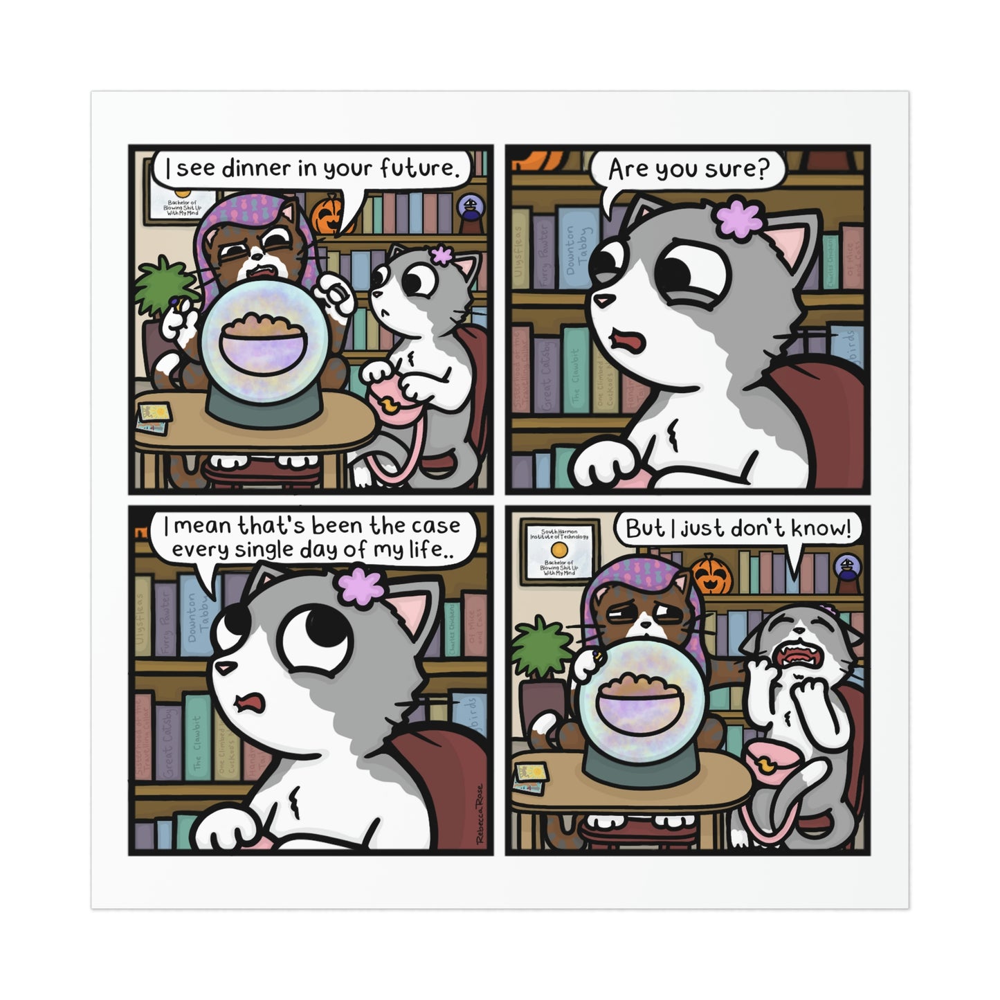 The Pawphecy Print - Kolorspun Enamel Pins