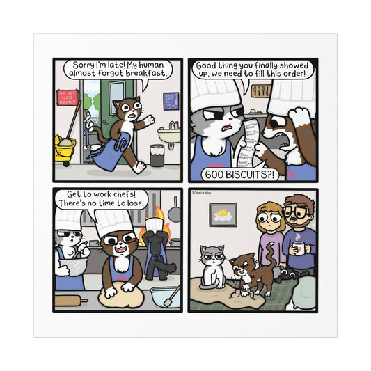 Cafe de Cat Print - Kolorspun Enamel Pins