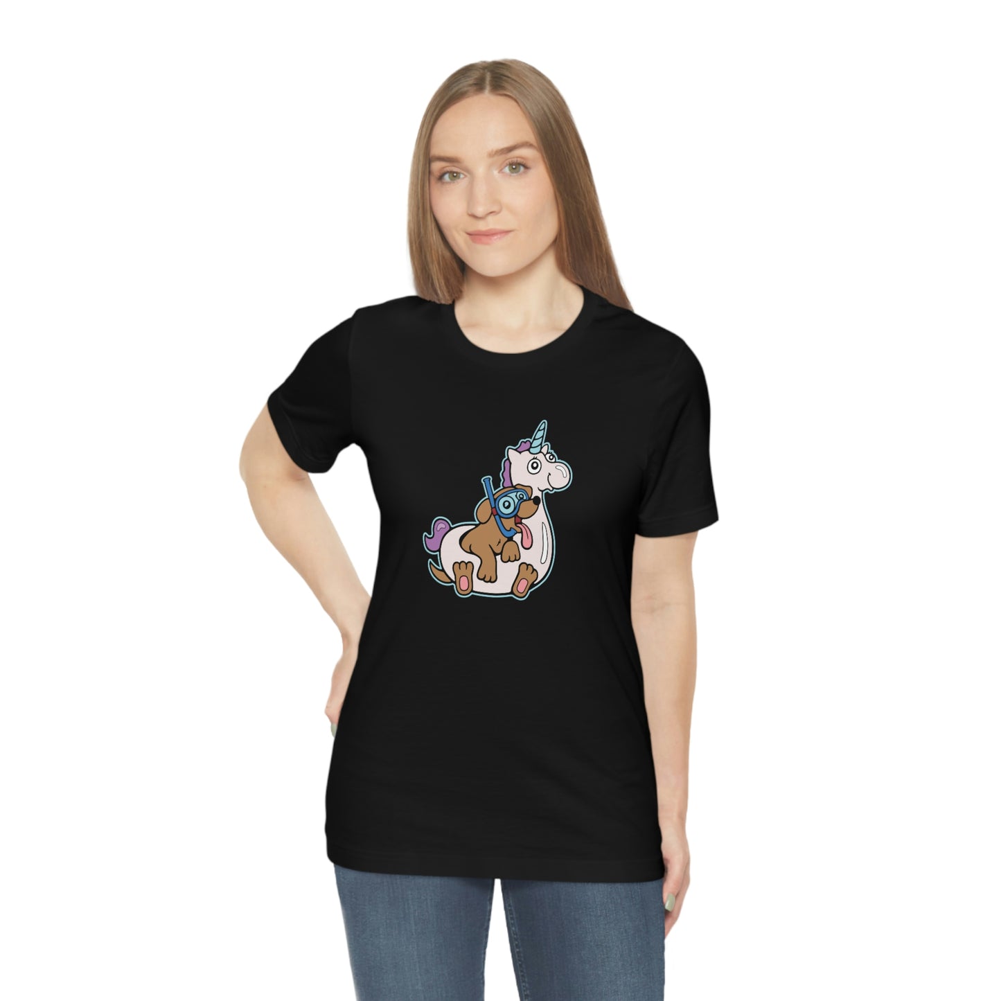 Floatie Dog Shirt - Kolorspun Enamel Pins