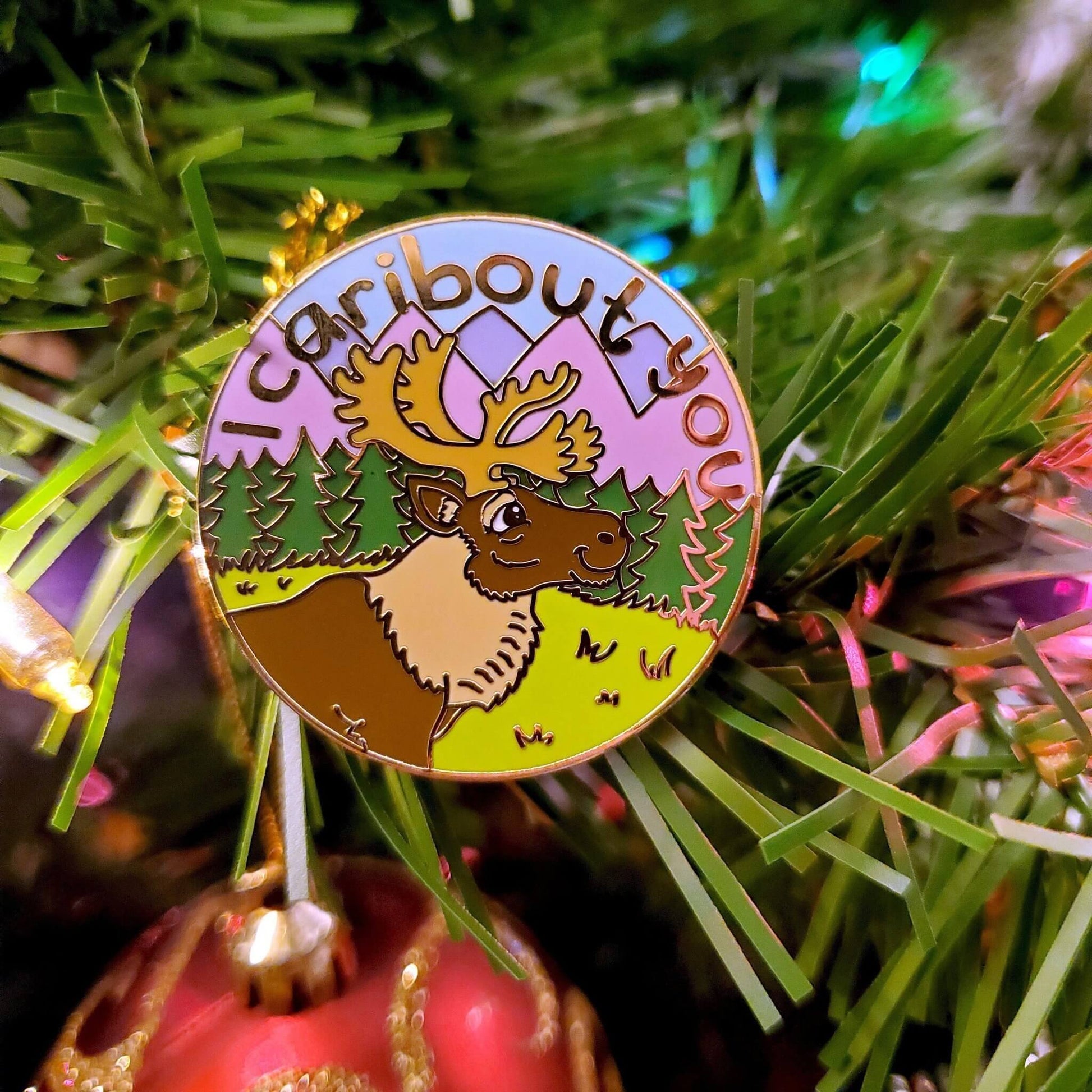 I Caribout You Pin - Kolorspun Enamel Pins