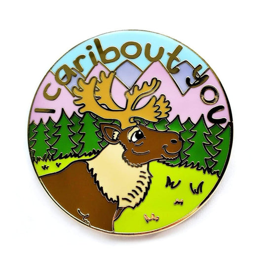 I Caribout You Pin - Kolorspun Enamel Pins