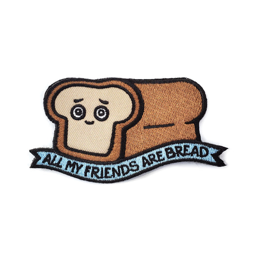 All My Friends Are Bread Patch - Kolorspun Enamel Pins